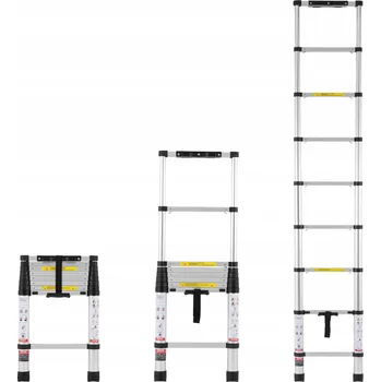 Žebřík Hliníkový Žebřík Vevor 1 x 9