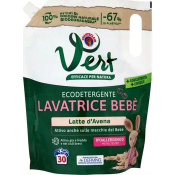 Prací gel Chanteclair Vert Natural Eko Prací Prostředek Pro Miminka a Děti 1200 Ml