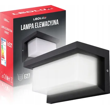 Venkovní osvětlení Venkovní nástěnné svítidlo LEDLUX černé E27 0 W
