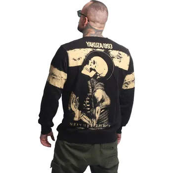 Pánská mikina Pánská mikina Yakuza Pray 26038 black velikost: 6XL