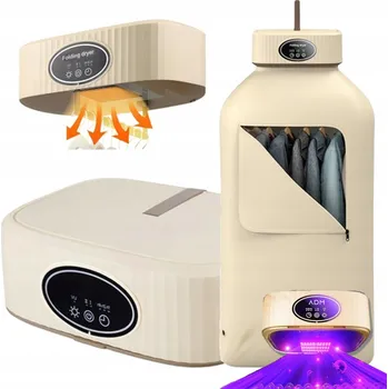 Sušák na prádlo SUŠÁK PRÁDLA RYCHLÁ ELEKTRICKÁ PŘENOSNÁ 600W PÁRA UV