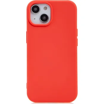 Pouzdro na mobilní telefon Kryt pro Apple iPhone 15 - silikonový - broskvový