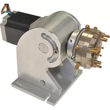 Měřící laser Rotační nástavec hlavy pro laserové značkovací stroje Fiber Laser - pružinová svorka, 4 hroty