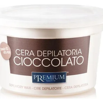 Přípravek na depilaci a epilaci Premium Textile 350 ml Čokoládový vosk na depilaci v plechovce