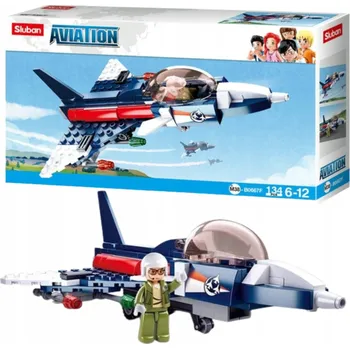 ostatní stavebnice Stavebnice Letiště Letadlo Sluban Aviation 134 dílů