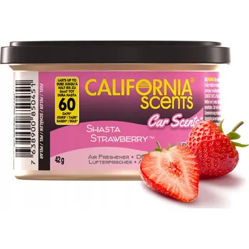 Vůně do auta Osvěžovač vzduchu do auta California Scents jahoda 42 g