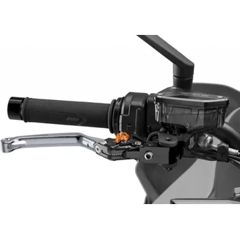 Páčka brzdy bez adaptéru 4.0 4110PT skládací stříbrná/oranžová