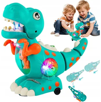 Hračka pro nejmenší Interaktivní hudební hračka dinosaurus pro děti DÁREK