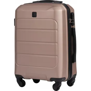 Wings Tvrdý kabinový kufr ABS GANNET 38 l šampaňská