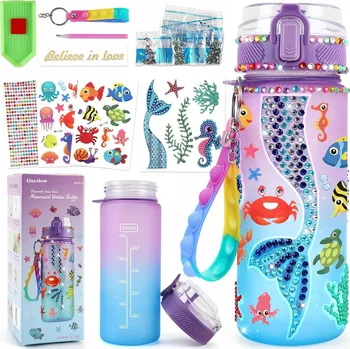 kreativní sada Kreativní sada pro výtvarné umění - Diamantová výšivka, zdobení lahví