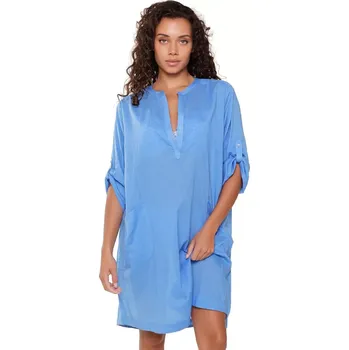 Dámské šaty Plážové šaty 7225 blue - LingaDore světle modrá XL