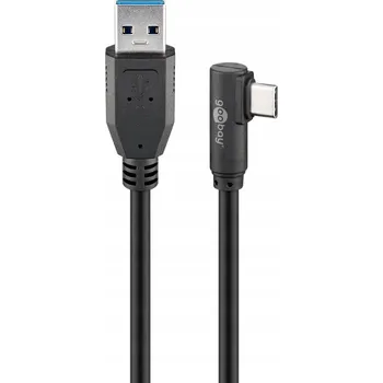 Datový kabel Wentronic 66503 USB kabel 2 m, USB 2.0/3.2 Gen 1 (3.1 Gen 1), USB-C na USB-A, černý