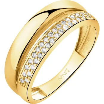 Prsten Zlatý prsten se zirkony - AP542-2405