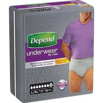 Inkontinenční kalhotky DEPEND Plenkové Kalhotky pro dospělé L/XL