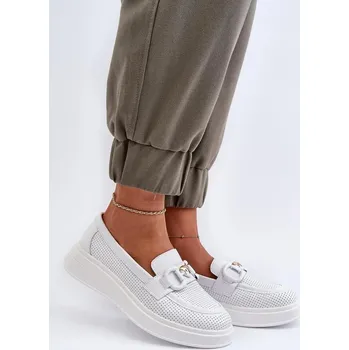 Dámské mokasíny Dámské kožené mokasíny na platformě Step in Style, 40 i240_197812_2:40