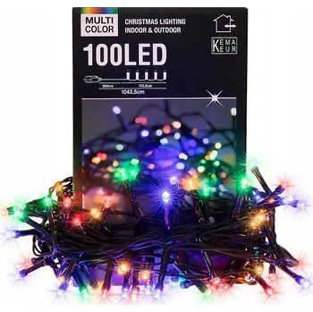 Vánoční dekorace VÁNOČNÍ OSVĚTLENÍ NA STROMEČEK 100 LED BAREVNÉ 100 KS LED NA STROMEČEK