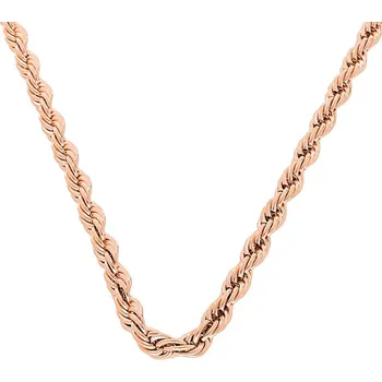 Souprava šperků MPM Dámský ocelový nerezový řetízek 7903-60 - růžově pozlacený SNE.7903.. 60cm