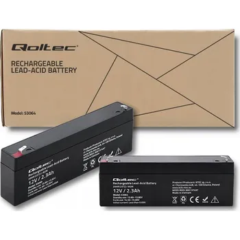 Záložní baterie AKUMULÁTOR 12V 2.3AH QOLTEC LONGLIFE VRLA BEZÚDRŽBOVÁ VÁHA POKLADNY UPSY