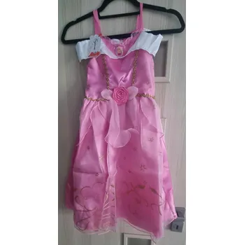 Dámské šaty KOSTÝM ŠATY RŮŽENKY AURORA NA KARNEVALOVÝ PLES 146 152 CM