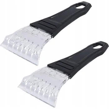 Autoškrabka GOHHME Škrabka na okna auta zimní ergonomická 2 kusy