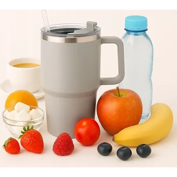 Termohrnek TERMOHRNEK S BRŮČKOU Z NEREZOVÁ OCEL VELKÝ XXL 1200 ML 6-8 H TYRKYSOVÝ