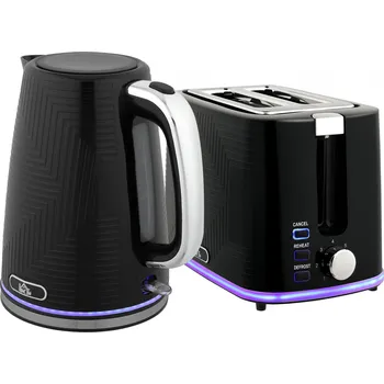 Rychlovarná konvice Snídaňový set s konvicí a topinkovačem | černý