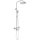 RAVAK - Sprchy Sprchový set DS 092.00 s vanovou baterií, 25 cm, 3 proudy, chrom X07P642