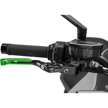 Páčka brzdy bez adaptéru 4.0 414VNN rozšiřitelná skládací zelená/černá