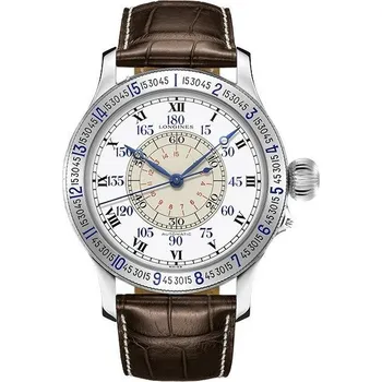 Hodinky Longines Heritage Avigation Automatic L2.678.4.11.0 The Lindbergh Hour Angle Watch