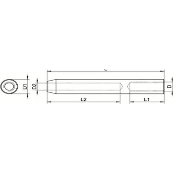 Spojovací materiál Terminál lisovací (M 6 pravý) - AN 8449/A4: 5mm