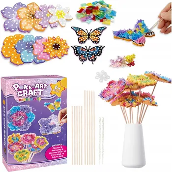 kreativní sada Sada na výrobu květinových dekorací - kreativní sada pro vlastní výrobu kytic