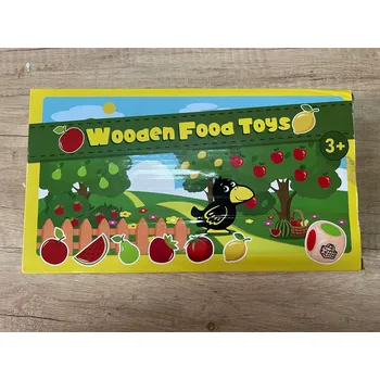 Dřevěná hračka DŘEVĚNÉ HRAČKY JÍDLO