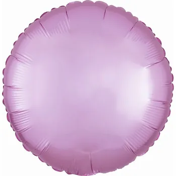 Balónek FÓLIOVÝ BALÓNEK 18" SVĚTLE RŮŽOVÝ KOLO