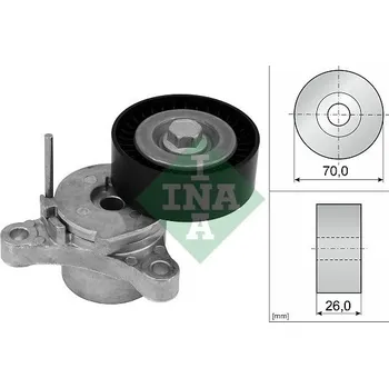 Napínák, žebrovaný klínový řemen Schaeffler INA 534 0666 10