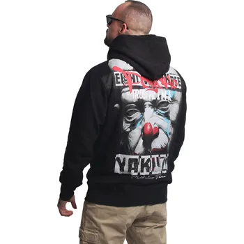 Pánská móda Pánská mikina Yakuza Psycho 26029 black velikost: 4XL
