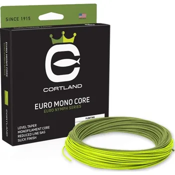 Cortland muškařská šnůra Euro Nymph Mono Core .022 Fresh Level Gecko Green/Chartreuse 90ft
