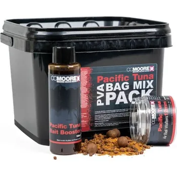 Návnadová surovina Sada návnad CCMoore Pacific Tuna PVA Bag Mix Pack 1kg