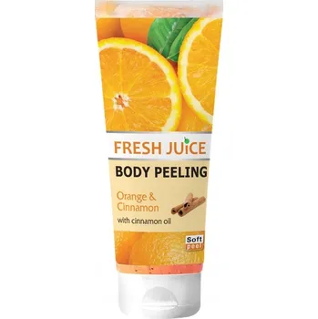 Tělový peeling Fresh Juice Tělový peeling Pomeranč Skořice 200 ml