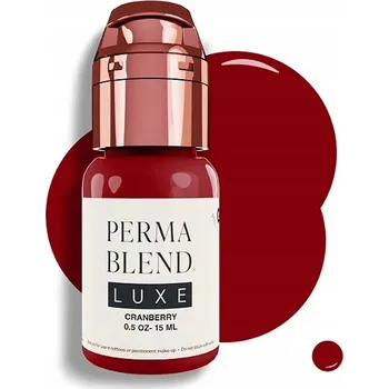 Tetovací barva Pigment pro permanentní make-up rtů Perma Blend Luxe Cranberry, 15 ml