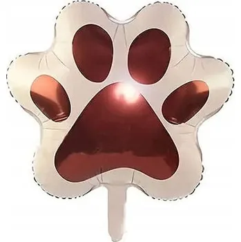 Balónek FÓLIOVÝ BALÓNEK TLAPKA PSA HNĚDÝ 67X60CM
