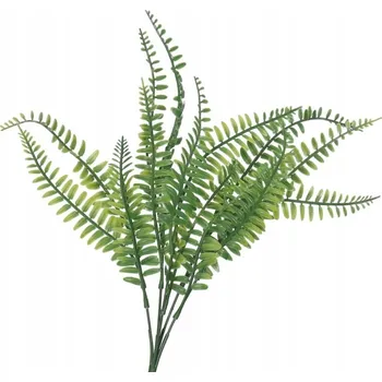 umělá květina KAPRADÍ KAPRADINA UMĚLÉ KVĚTY ROSTLINY KYTICE HUSTÁ VĚTVIČKY LISTY 34CM