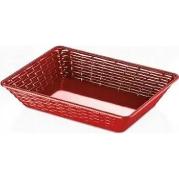 chlebník MELAMINOVÝ KOŠÍK NA CHLÉB HENA 37x27x8CM BÍLÝ