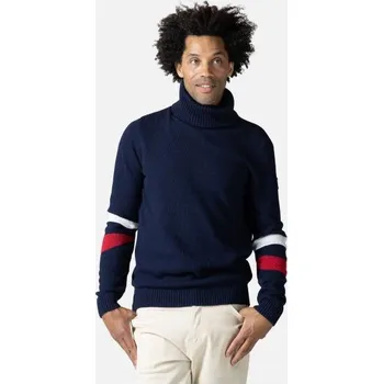 Pánský svetr Rossignol Signature Rl Knit svetr tmavě modrý XL