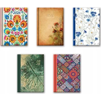 Diář Lucrum Kalendář 2026 B6 denní Soft MIX