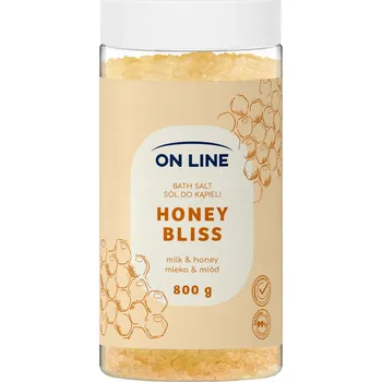 Koupelová kosmetika ON LINE Sůl do koupele Honey Bliss 800 g