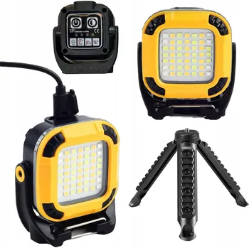 Stojací lampa Stojací lampa TEKAN 20 W černá LED 2000 lm s nastavitelnou barvou světla