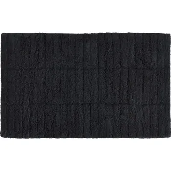 Koupelnová předložka Zone Dania, Koupelnový Koberec Tiles Black, 50x80 cm | Černý