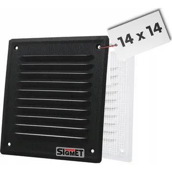 Větrací mřížka Ventilační mřížka Ventilační Sigmet černá