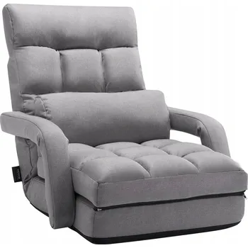 Křeslo Rozkládací křeslo Vevor šedé