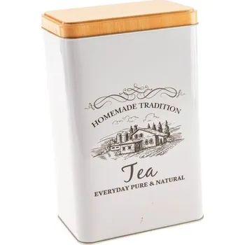 Dóza na potraviny dóza plech. 12,0x7,5x19,0cm, TEA HOMEMADE TRAD.